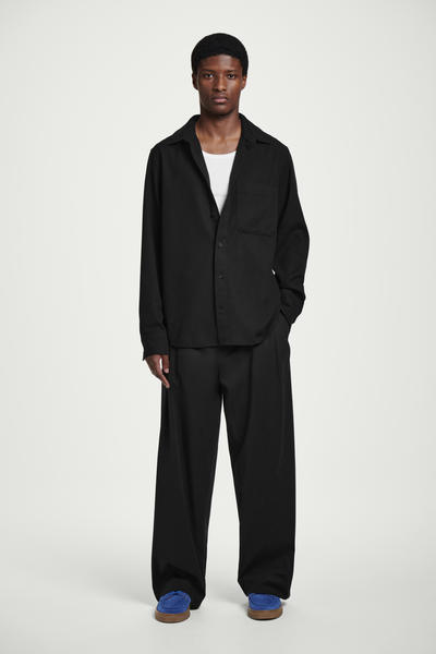 COS スエードトレーナーボートシューズ