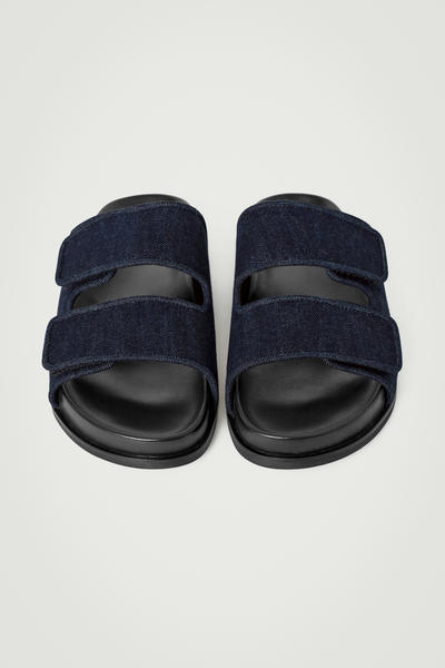 COS ダブルストラップデニムサンダル