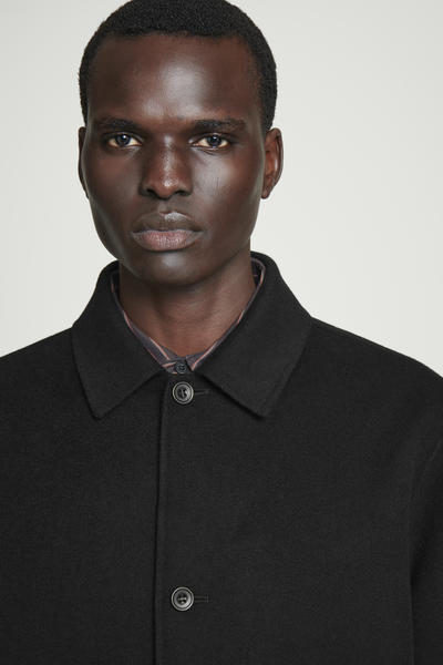 COS ダブルフェイスウールオーバーシャツジャケット