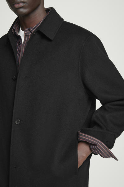 COS ダブルフェイスウールオーバーシャツジャケット