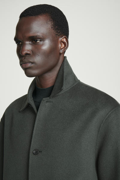 COS ダブルフェイスウールオーバーシャツジャケット