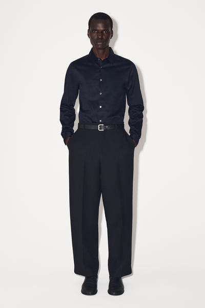 COS スリムテーラードポプリンシャツ