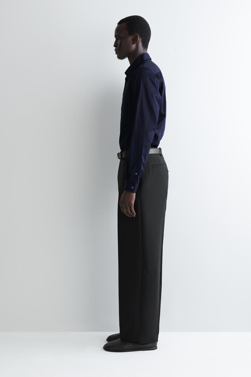 COS スリムテーラードポプリンシャツ