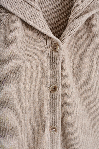 COS セーラーカラーウールカーディガン