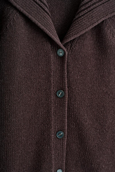 COS セーラーカラーウールカーディガン