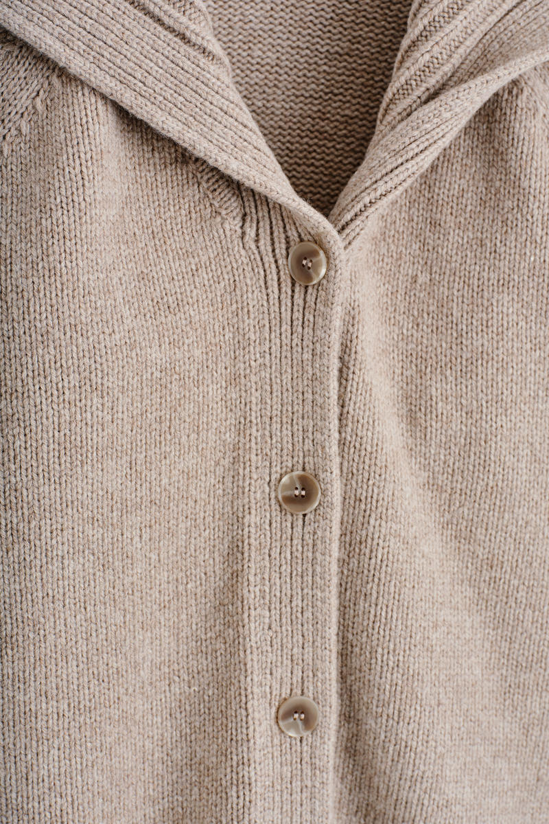 COS セーラーカラーウールカーディガン