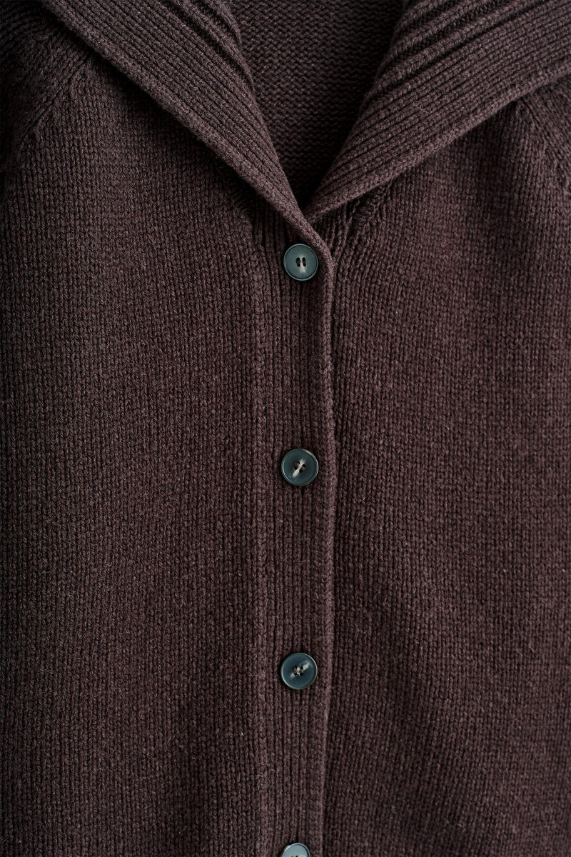 COS セーラーカラーウールカーディガン