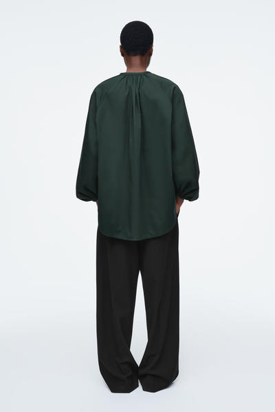 COS バルーンスリーブブラウス