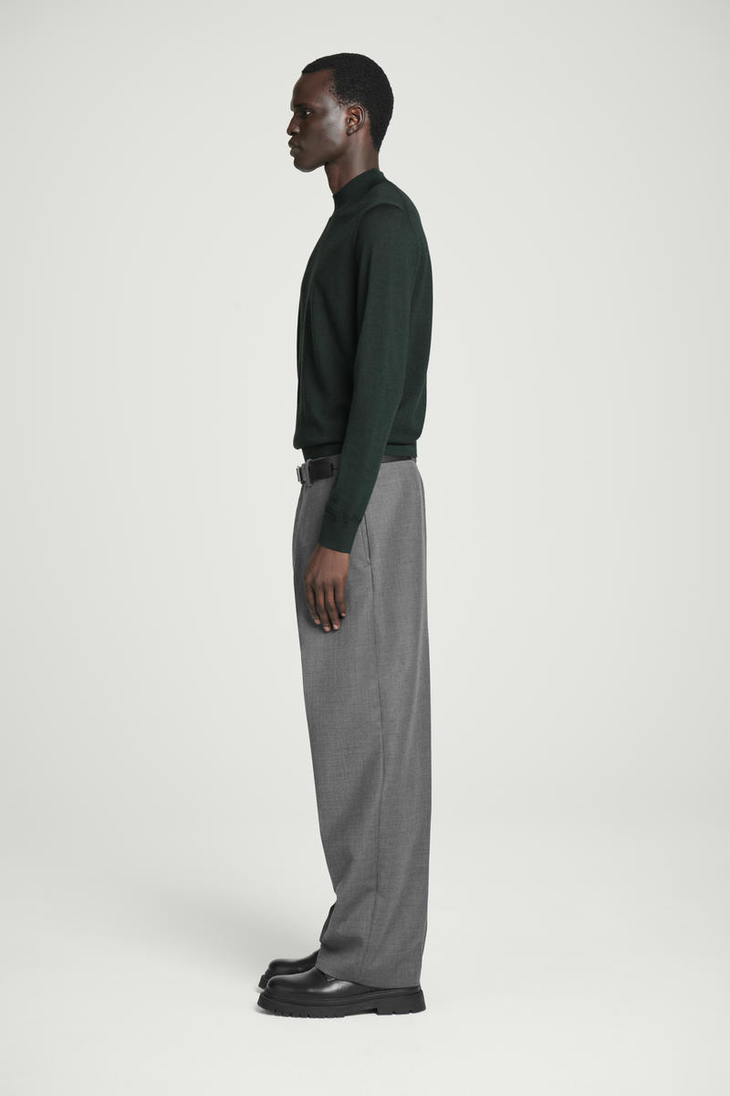 COS ミラノニットウールトラッカージャケット ウール Mサイズ CROPPED MILANO-KNIT JACKET ショート丈ミラノニットジャケット