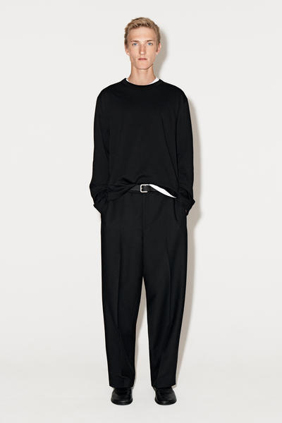 COS インターロックジャージー長袖Tシャツ