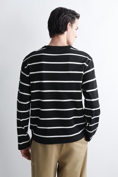 COS インターロックジャージー 長袖Tシャツ