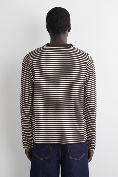 COS インターロックジャージー長袖Tシャツ