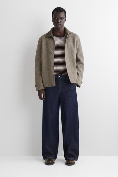 COS インターロックジャージー長袖Tシャツ