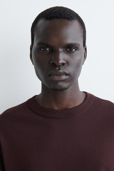 COS インターロックジャージー長袖Tシャツ