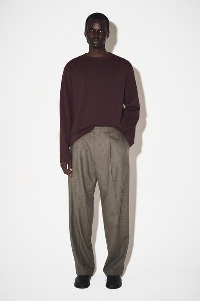 COS インターロックジャージー長袖Tシャツ