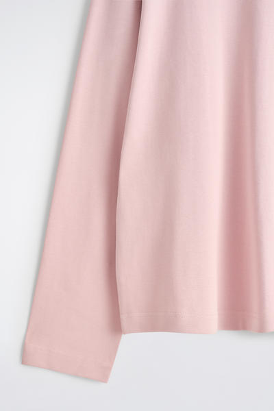 COS インターロックジャージー長袖Tシャツ