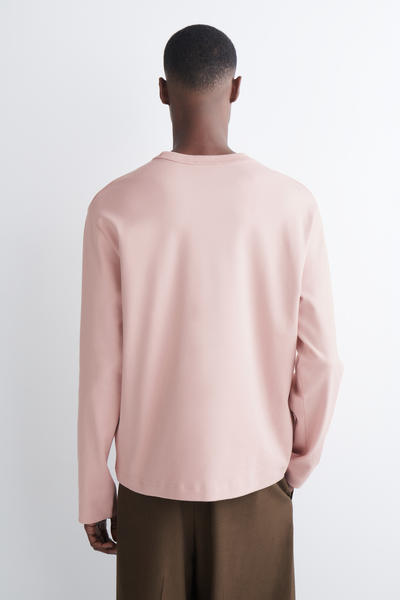 COS インターロックジャージー長袖Tシャツ