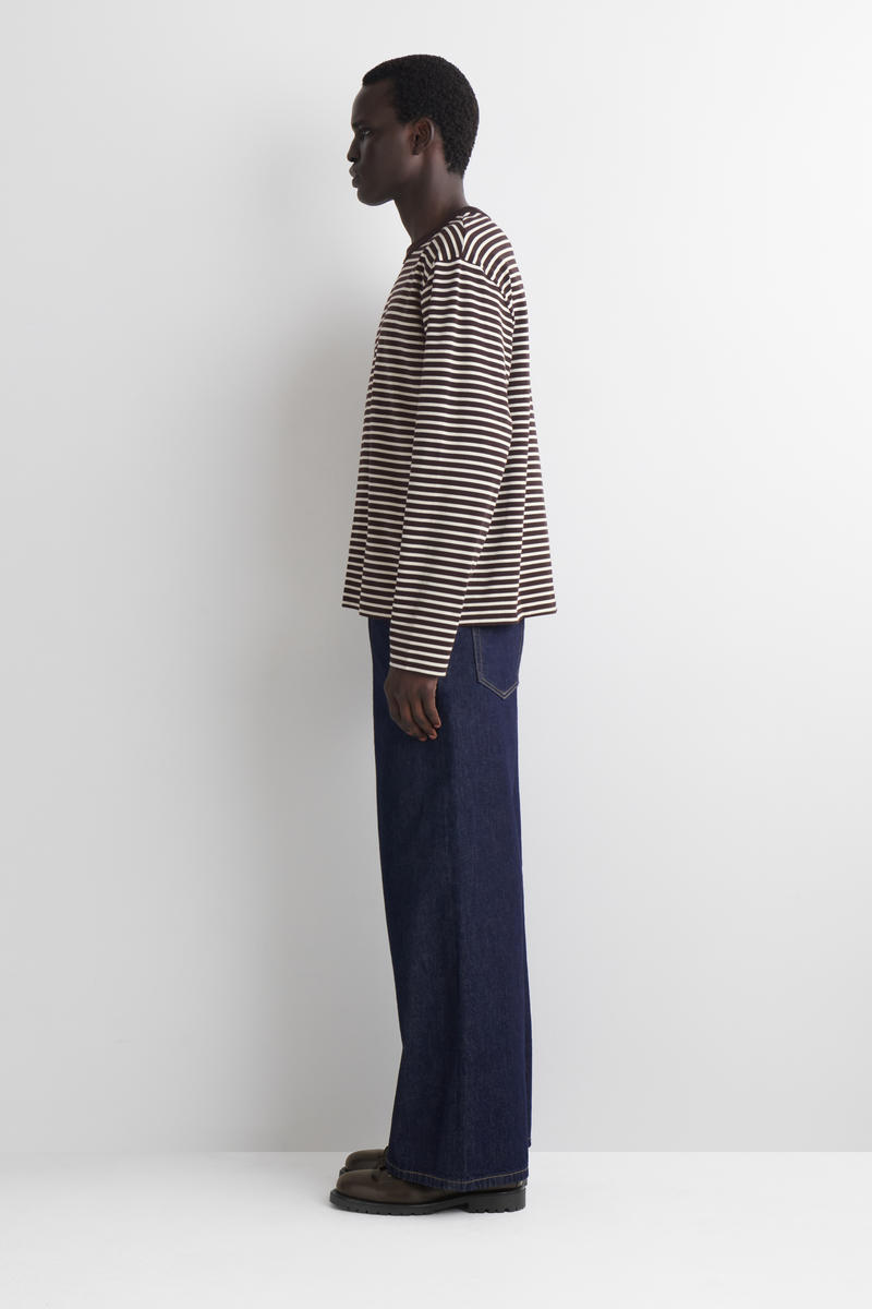 COS インターロックジャージー長袖Tシャツ