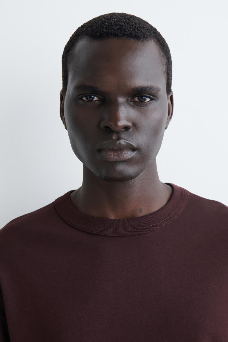 COS インターロックジャージー長袖Tシャツ