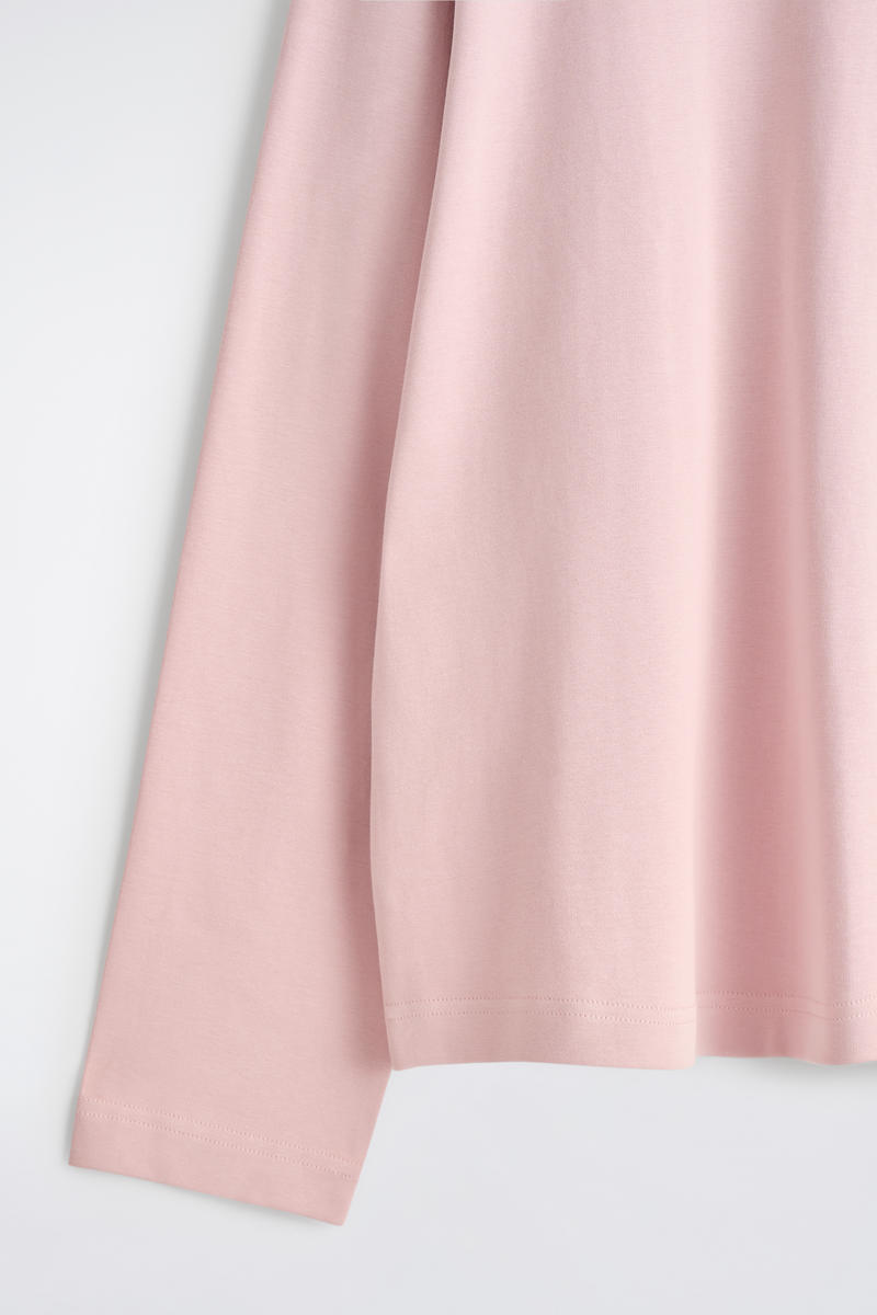 COS インターロックジャージー長袖Tシャツ