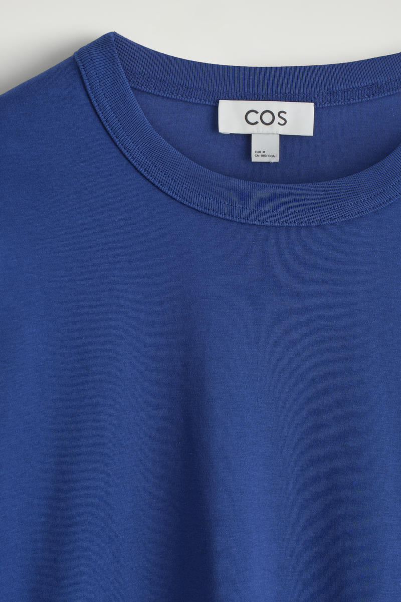 COS インターロックジャージー長袖Tシャツ