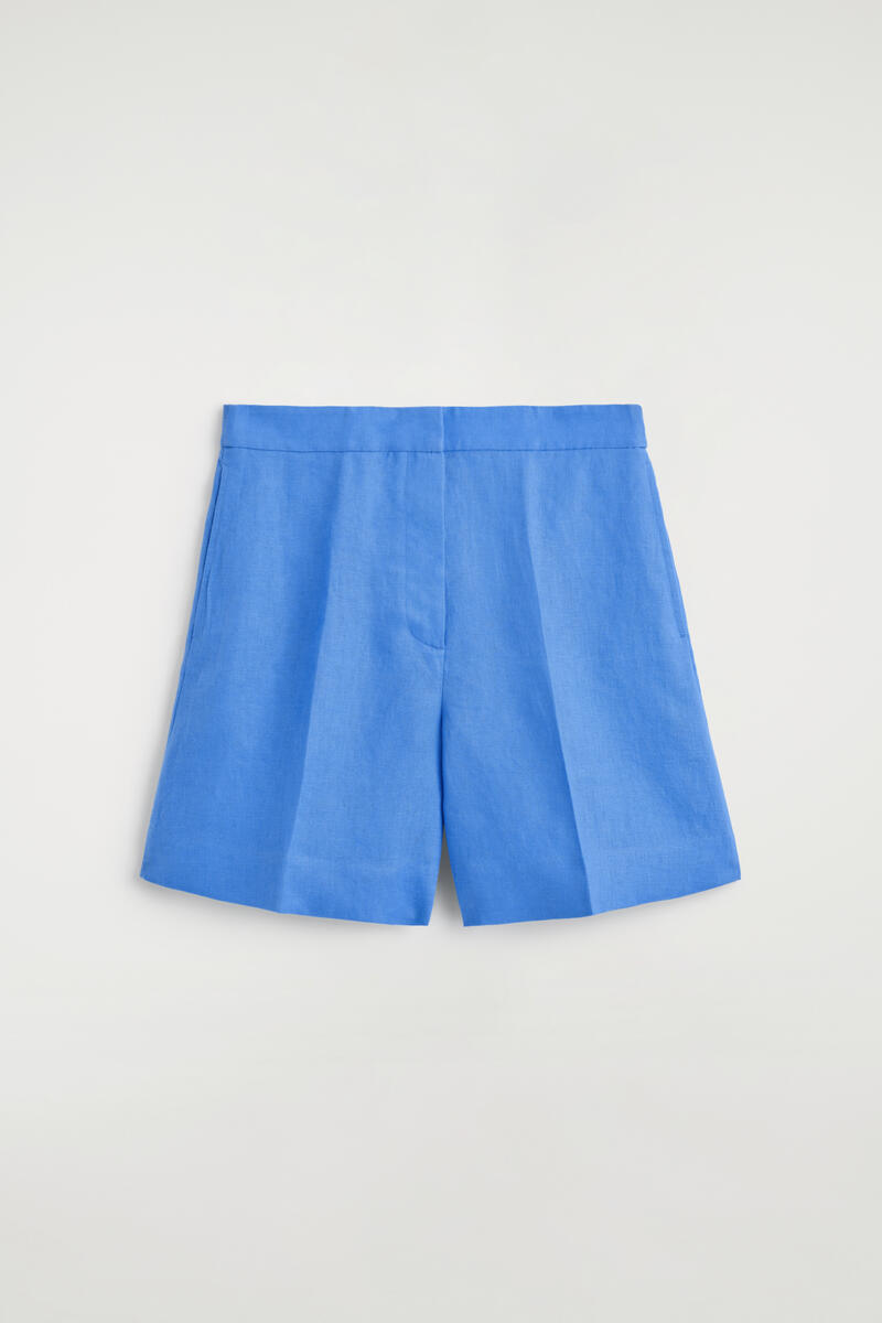 COS テーラード リネンショートパンツ
