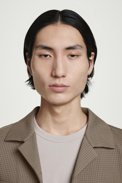 COS オーバーサイズテクスチャーコットンリゾートシャツ