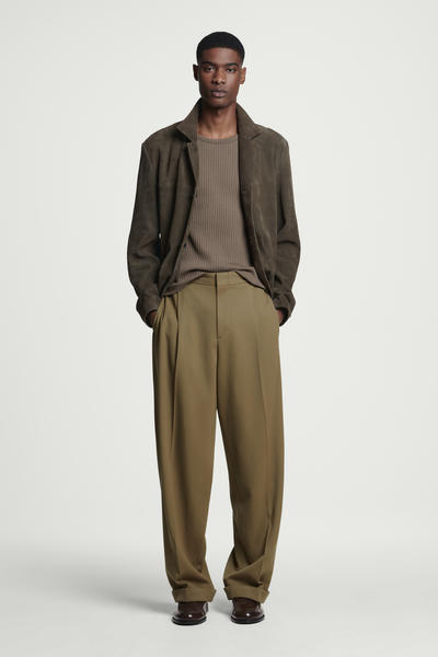 COS スリムフィット リブコットンタンクトップ