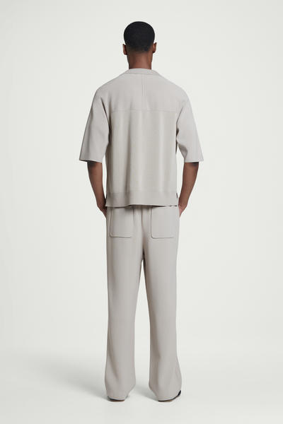 COS カラーブロックダブルフェイスポロシャツ