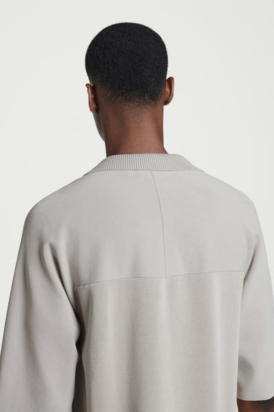 COS カラーブロックダブルフェイスポロシャツ