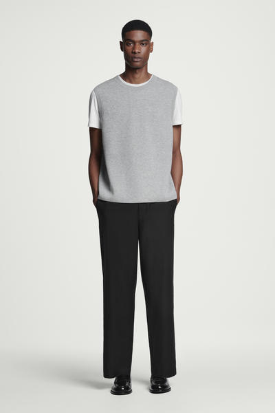 COS ダブルフェイスコットンベスト