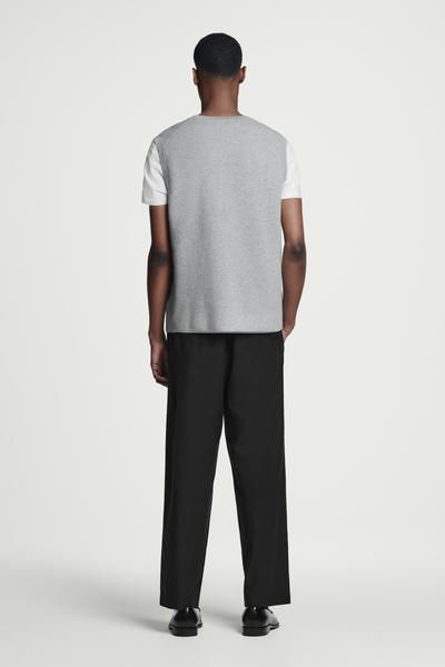 COS ダブルフェイスコットンベスト