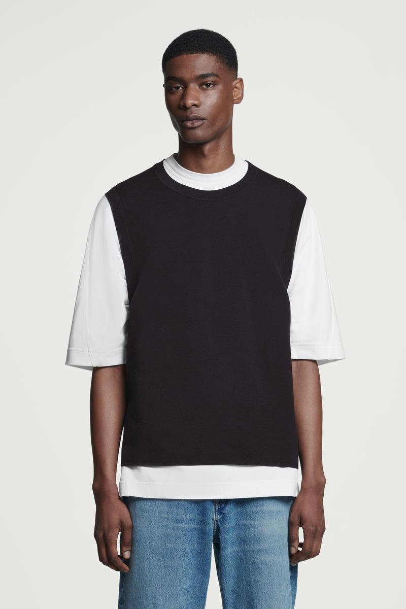 COS ダブルフェイスコットンベスト