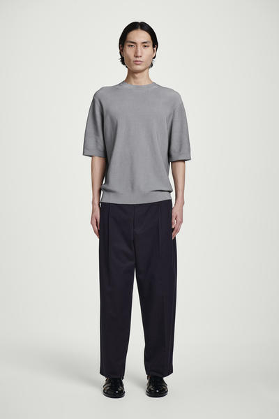 COS オーバーサイズ プリントニットTシャツ