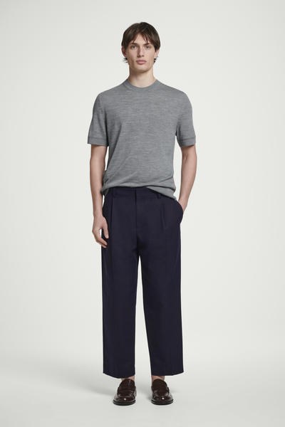 COS スリムフィット メリノウールTシャツ