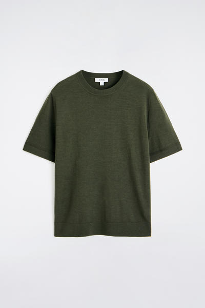 COS スリムフィット  メリノウールTシャツ