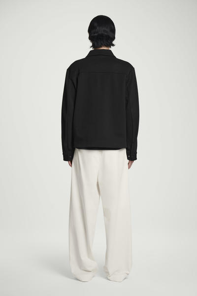 COS ジャージーツイルシャツジャケット