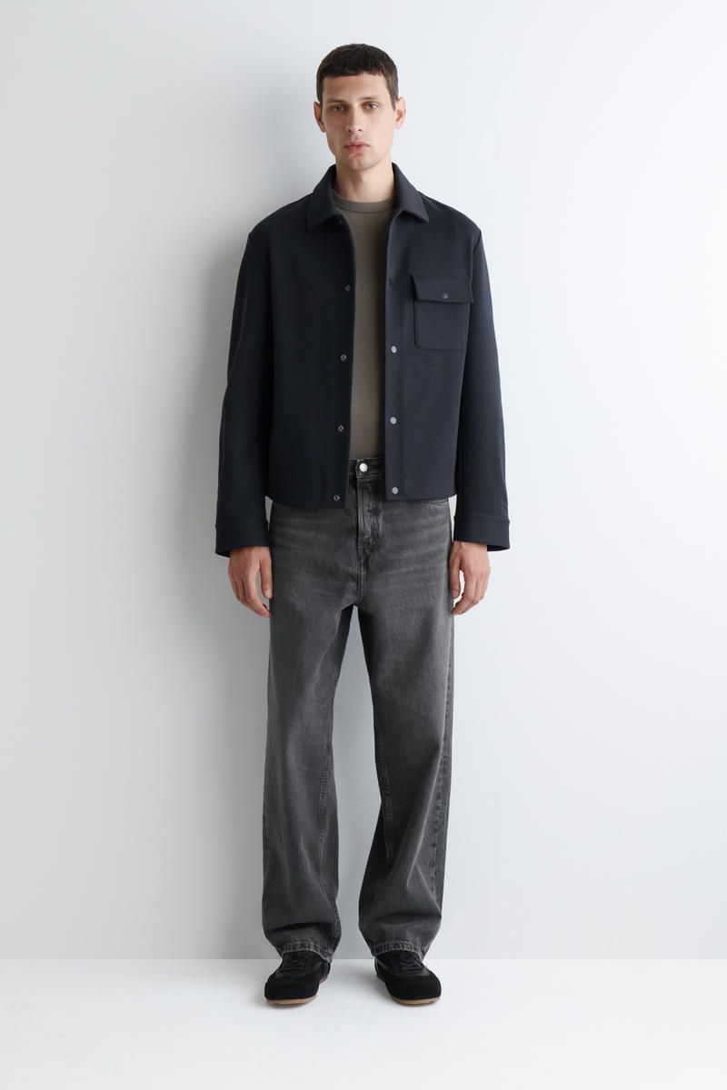 JERSEY-TWILL SHIRT JACKET ジャージーツイルシャツジャケット