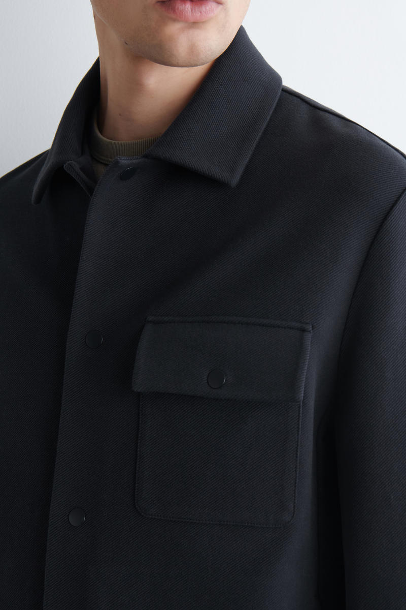 JERSEY-TWILL SHIRT JACKET ジャージーツイルシャツジャケット