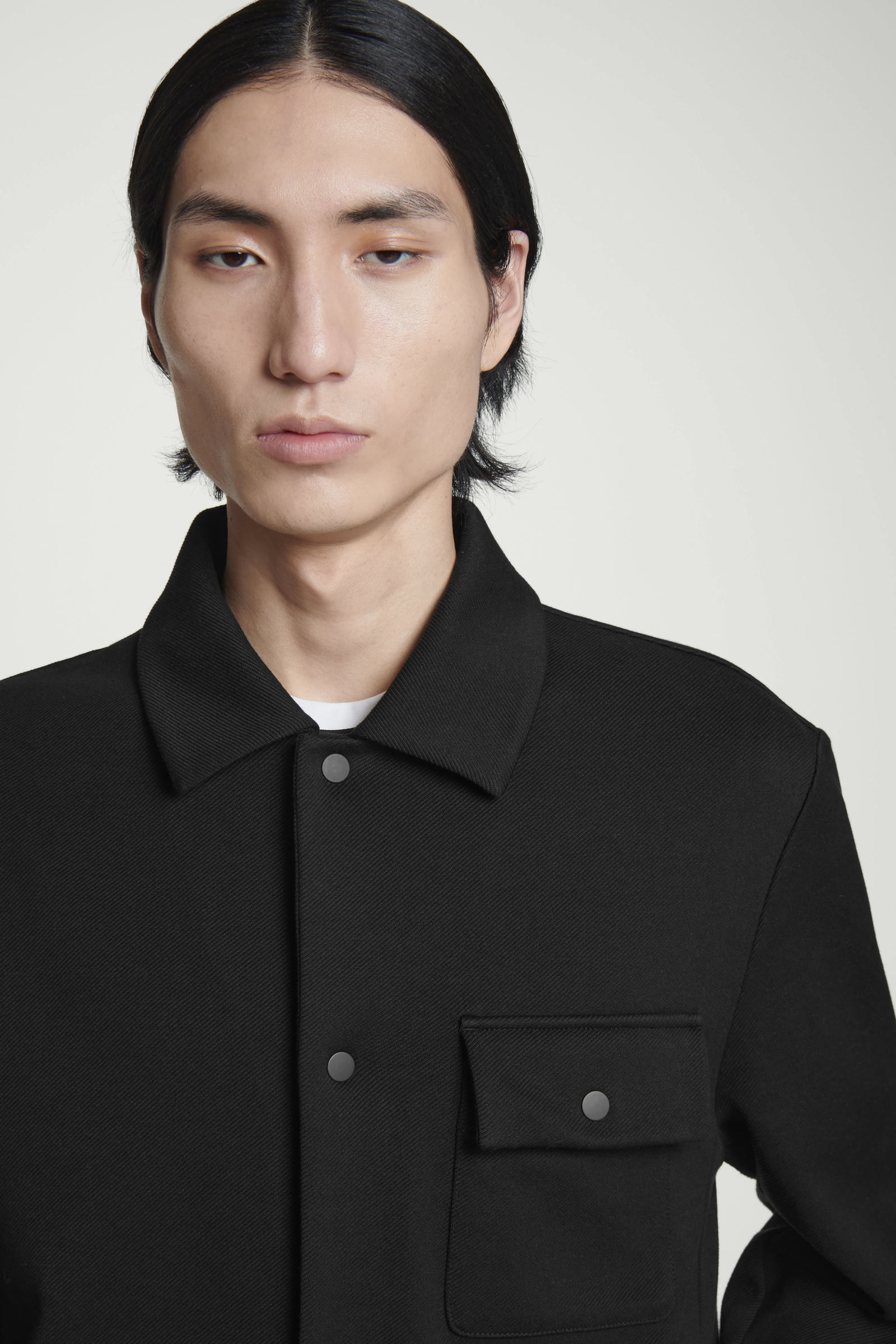 JERSEY-TWILL SHIRT JACKET ジャージーツイルシャツジャケット