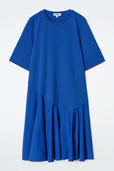COS アシンメトリックミニTシャツワンピース