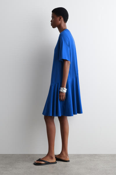 COS アシンメトリックミニTシャツワンピース