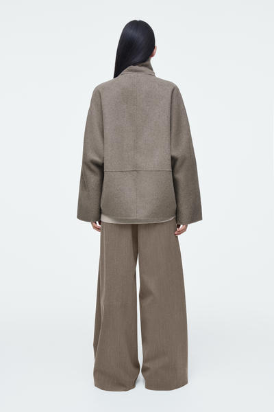 OVERSIZED DOUBLE-FACED WOOL JACKET オーバーサイズダブルフェイス