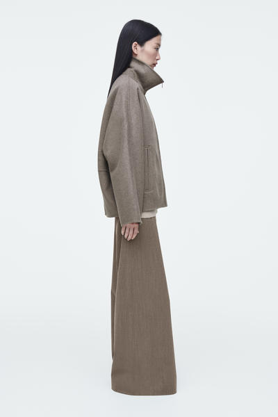 OVERSIZED DOUBLE-FACED WOOL JACKET オーバーサイズダブルフェイス