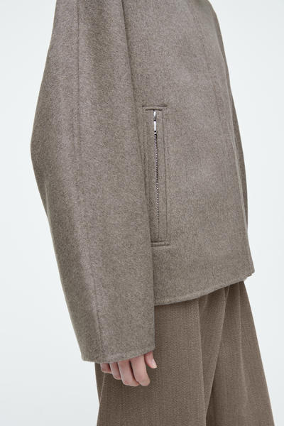 OVERSIZED DOUBLE-FACED WOOL JACKET オーバーサイズダブルフェイス