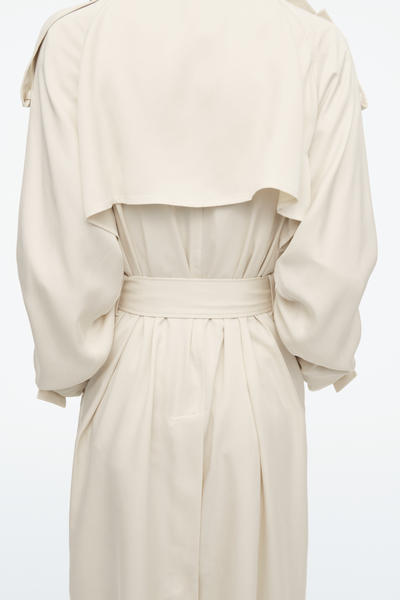 COS ニットカラートレンチコート