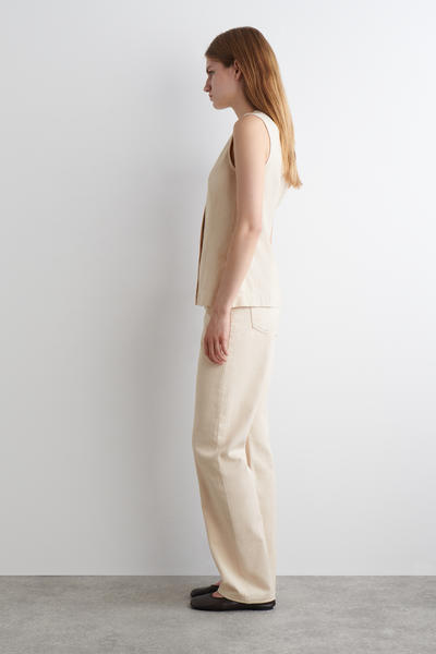 COS ノースリーブデニムトップ