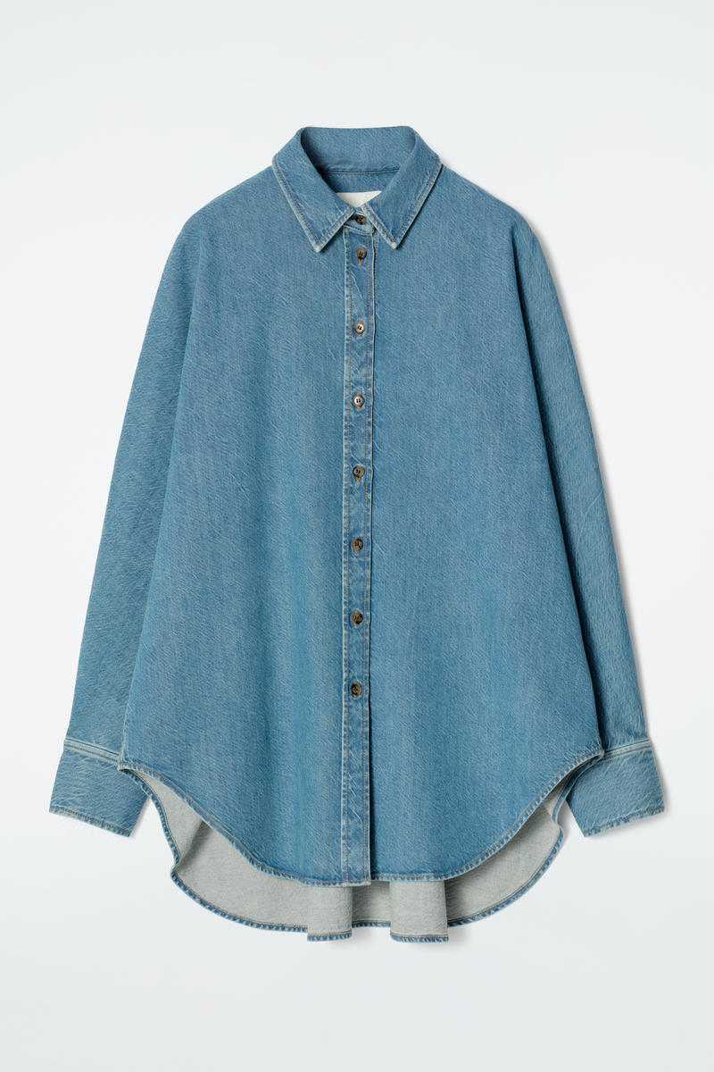 RELAXED DENIM SHIRT リラックスデニムシャツ ブルー｜COS コス 公式