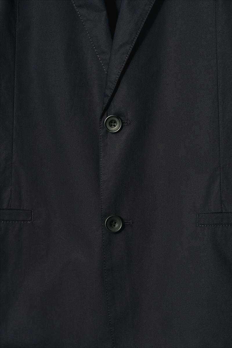 RELAXED SINGLE-BREASTED COTTON BLAZER オーバーサイズ シングル