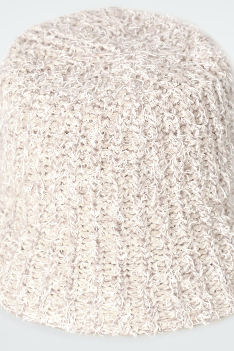 COS テクスチャードバケットハット